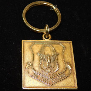 Vintage Air Force Reserves Militaria Appreciation Key Ring